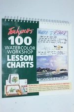 Tom Lynch's 100 Watercolor Workshop Lesson Charts Spiral-bound Book