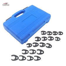19PCS Crowfoot Wrench Set Metric Crows Foot 8-32mm Flare Nut Wrench Set Tool