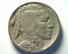 1927 BUFFALO NICKEL FINE+ F+ NICE ORIGINAL COIN FROM BOBS COIN FAST 99c SHIPMENT
