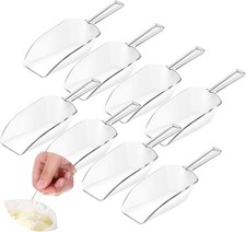 Clear Plastic Acrylic Kitchen Scoops 4. 3 Inch Small Multi pose