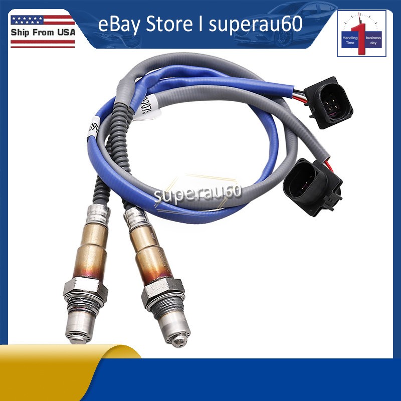 Set of 4 Oxygen Sensor For Maserati Quattroporte Levante 02 Upstream+Downstream