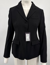 Prada 2007 Black Wool Long Sleeve Blazer Jacket sz 44 NEW