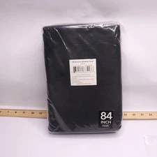 Elrene All Seasons Window Panel Polyester Black 52" x 84" 100012