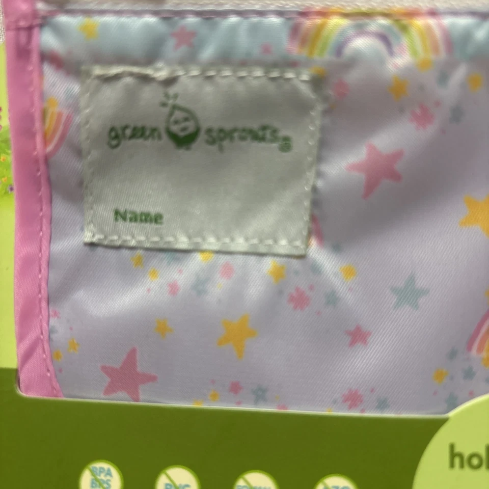 Nuevo Green Sprouts Nuevo Bebé Reutilizable Snack Bag Rosa 2pk Foto 4 de 4