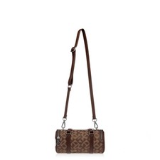 Telfar Small Jacquard Duffle Chocolate Monogr...