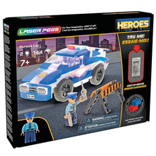 LASER PEGS PURSUIT CAR BUILDING SET 144 PCS *NEW
