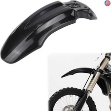 Motorcycle Front Wheel Mudguard Fender, PSLER Dirt Bike Plastic Body Mud Guard