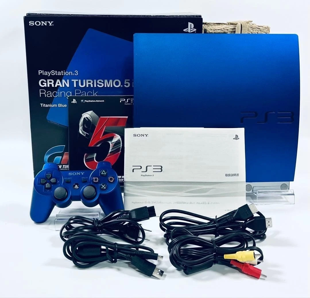 Sony PlayStation 3 - Slim Blue Video Game Consoles for sale - eBay