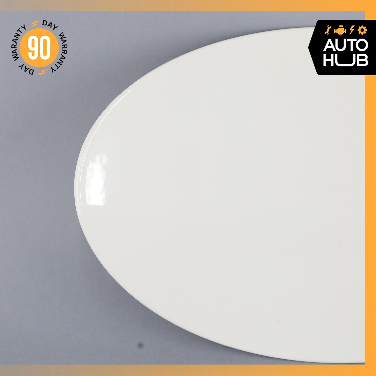 14-22 Maserati Quattroporte M156 Fuel Gas Tank Lid Door Cover White OEM 57k