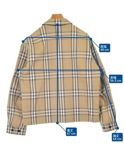 BURBERRY Blouson Jackets BeigexBrownxWhiteetc.(Ch… - image 9