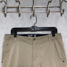 Mountain Hardwear Pants Men 32x32 Beige Piero Hiking Double Knee Stretch OM4879