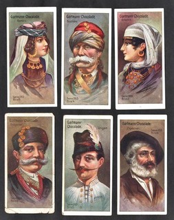 Balkan People Ser 263 Gartmann Card Set Early 1900s Greek Serbian Bosnian Bulgar