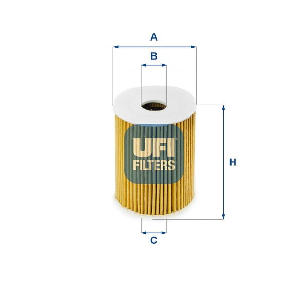 UFI ÖLfilter 25.091.00 Filtereinsatz FüR Antara L07 Captiva C100 Opel C140 Cdti-image