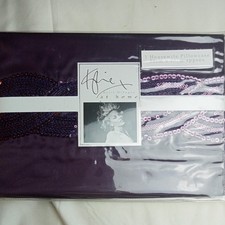 Sequin Wave Plum Housewife Pillowcase by Kylie Minogue 50 cm x 75 cm