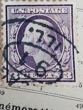 Timbre Usa Wahington 3 Cent 1908