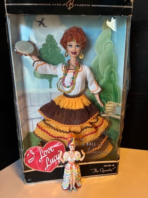Doll Mib  Operetta doll and Desilu 1977 ornament "Lucy's Rumba"