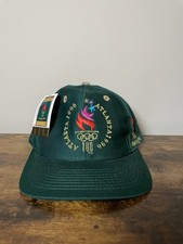 Vtg 1996 Atlanta Summer Olympics 100 Anniversary Snap Back Hat New With Tags H3