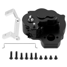 FLYXM Metal Transmission Gearbox For 1/18 FMS LC80 RC Crawler Car