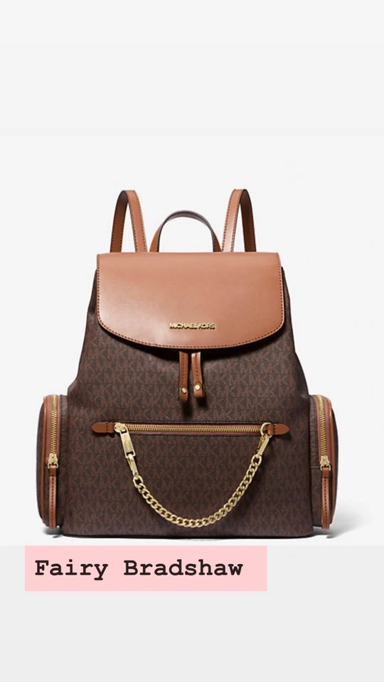 Mochila Michael Kors Jet Set Largo Logo Foto 3 de 4