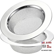 2 PCS Kitchen Sink Strainer Stainless Steel, Kitchen Sink Drain 2 PACK