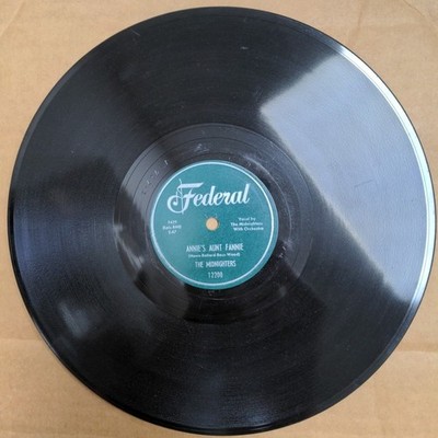 The Midnighters 78  Annie's Aunt Fannie / Crazy Loving (stay with me)