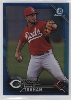 2016 Bowman Chrome Prospects Blue Refractor 68/150 Blake Trahan #BCP163 6h5