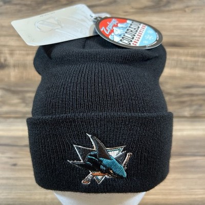 Zephyr Colorado Collection San Jose Sharks NHL Black Cuffed Beanie Toque