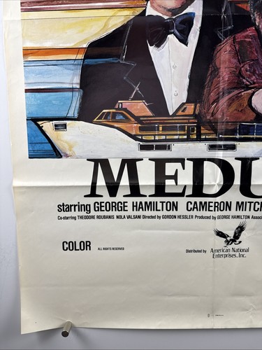 MEDUSA Movie Poster (Fine) One Sheet 1975 George Hamilton 27207 - Picture 4 of 13