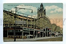 523077 USA New York Coney Island Bobs Coaster attractions Vintage postcard