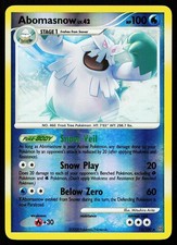 Abomasnow 12/100 Reverse Holo Rare Stormfront Pokemon Card