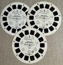 View-Master SNOW WHITE SEVEN DWARFS - 3002 A,B,C - 3 Reel Set V4