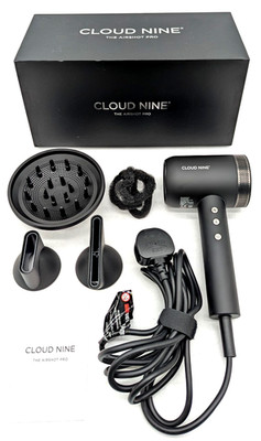 Cloud Nine The Airshot Pro 1600W Haartrockner Selbstreinigender Magnetdiffusor - Originalverpackt