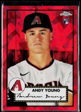Andy Young 2021 Topps Chrome #22 Red Atomic Refactor 12/100 Arizona...
