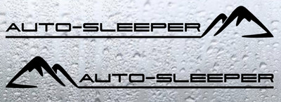 2X AUTO-SLEEPER / STICKERS / DECAL / GRAPHIC / VINYL | eBay UK