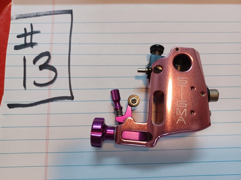 Rotary Tattoo Machine, Serial #H3 3169, Early 2000's, NEW, RARE PINK MODEL