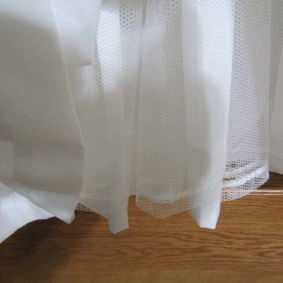 Sarah Louise Inglaterra Enagua Bajo Vestido Crinolina Capa Blanco 18 Meses NUEVO Foto 3 de 4