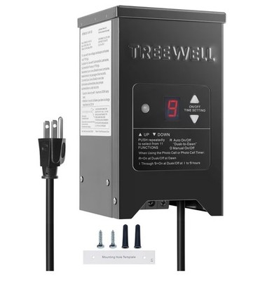 TREEWELL Low Voltage 150W Landscape Transformer for Landscape Lighting - TSLT05B
