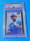 1989 DONRUSS BASEBALL #33 KEN GRIFFEY JR. ROOKIE PSA 6 clean slab