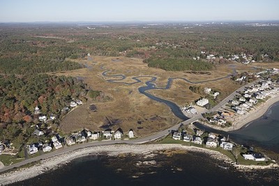Portsmouth New Hampshire 2017 Aerial Oceanfront Neighborhood Coastline