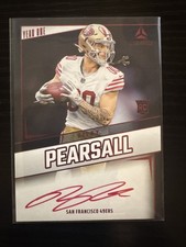 Ricky Pearsall 2024 Panini Luminance Year One RED INK SSP on card auto RC 49ers
