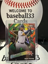 2025 Topps Chrome Brice Turang Future Stars Logofractor Brewers #FS-17