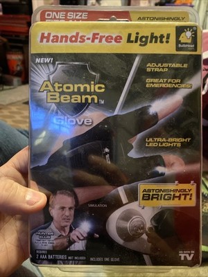 Atomic Beam Glove Light   Bulbhead As Seen on TV   New in Package