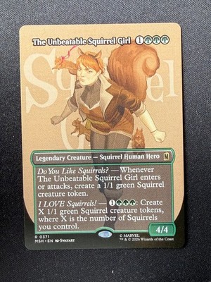 The Unbeatable Squirrel Girl BORDERLESS - Marvel Super Heroes (Magic) NM