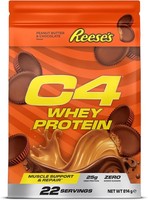 Cellucor C4 Whey Protein Powder Reeses Peanut Butter Chocolate 22 Servings
