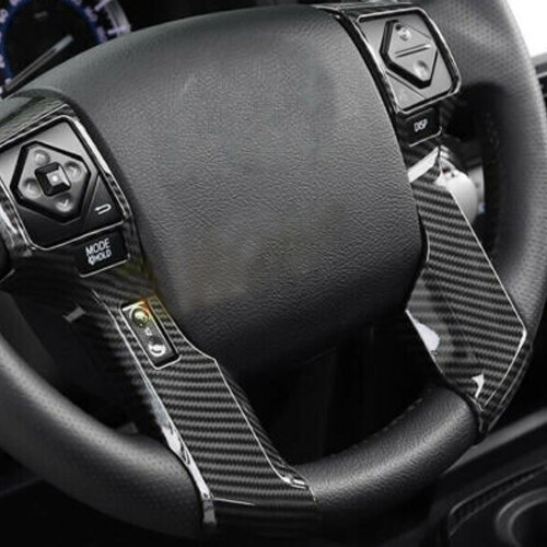 2Pcs/Set Steering Wheel Trim Sticker Decor Fit for Toyota Tundra 2014