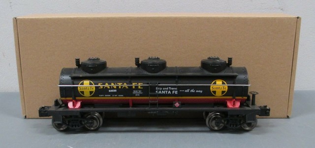 Menards 2 O Gauge Santa FE Railroad 3-dome Oil Tank Car Mth Lionel