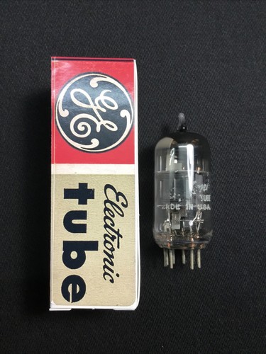 GE 6AN8A Vintage AUDIO AMPLIFIER Radio VACUUM TUBE USA Tested 7.7152-D
