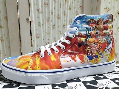 Vans SK8 Hi X One Piece Punk Hazard Stacked Sneakers 100 Vans SK8 Hi X One Piece Punk Hazard Stacked Sneakers 100