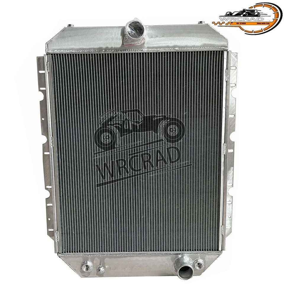 Radiador de aluminio apto para cosechadora internacional 2300 3000 3600 3800 4900 #493367C2 Foto 4 de 4