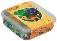 Hama BüGelperlen Maxi + Stiftplatte Dinosaurier, In Box